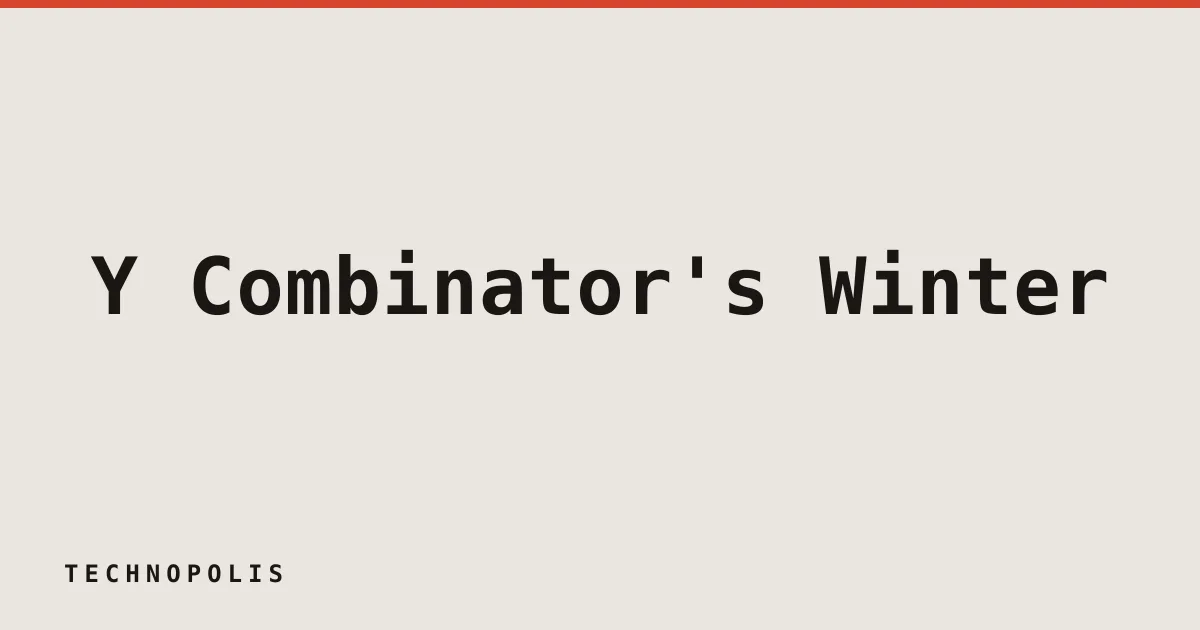 Y Combinator’s Winter ’26 cohort highlights AI’s industry reach