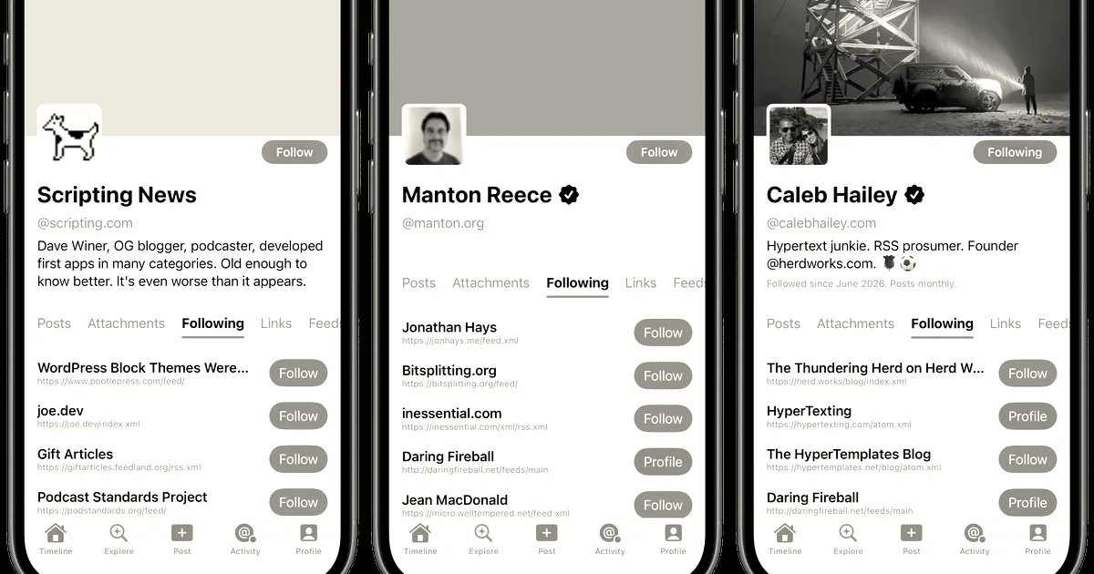 A new app, HyperTexting, turns the open web into a scrollable social media-like feed