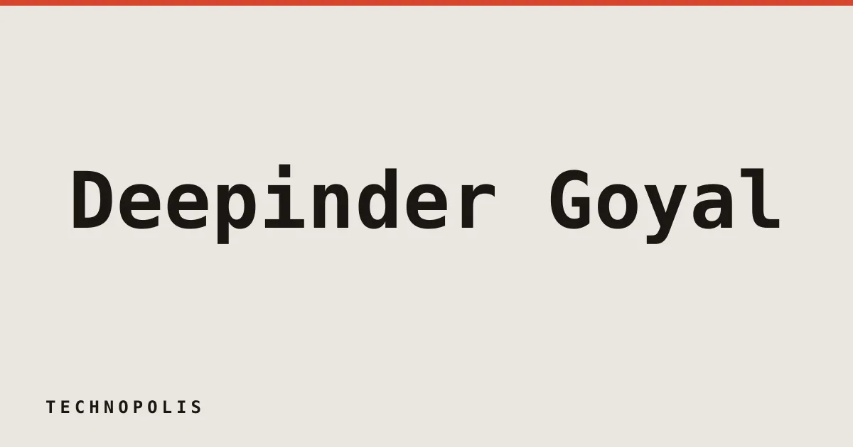 Deepinder Goyal raises $54M for new wearable startup Temple