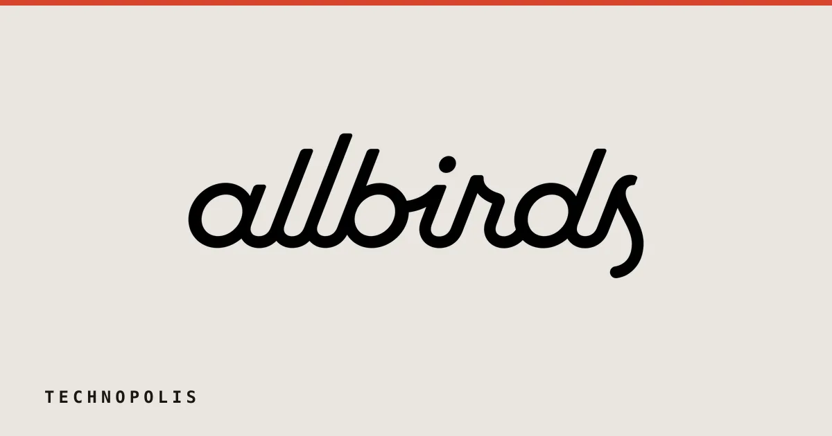 Allbirds brand wordmark logo in black text on a clean white background.