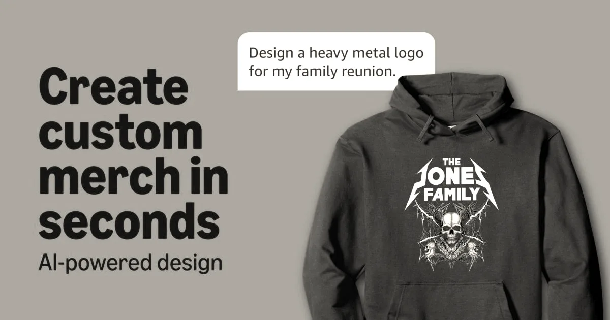 Amazon adds AI-powered merchandise design to its shopping app