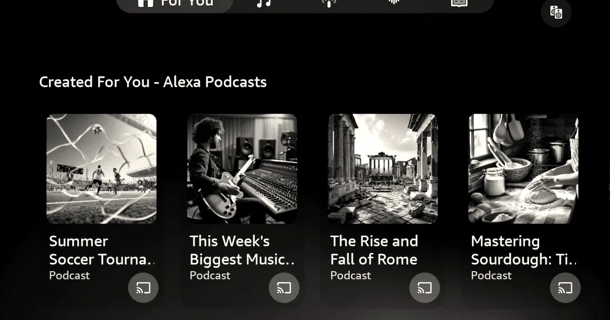Amazon launches Alexa Podcasts to generate on-demand audio