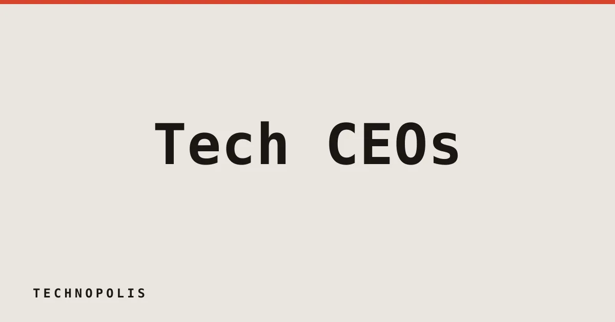 Tech CEOs condemn ICE violence while praising Trump