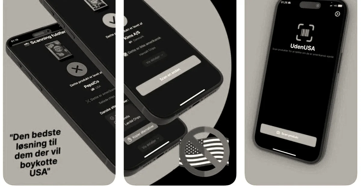 NonUSA app hits top of Danish charts amid boycott