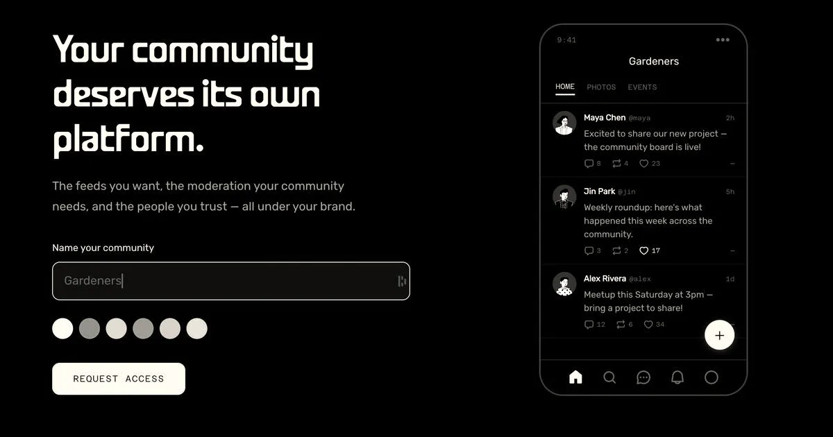 Blacksky launches Acorn to help creators build independent communities