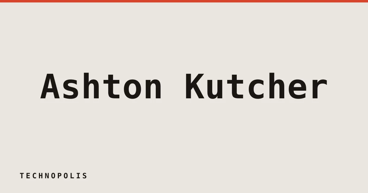 Ashton Kutcher departs Sound Ventures to focus on AI infrastructure