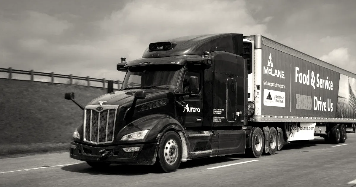 Aurora lands McLane deal for driverless truck routes in Texas