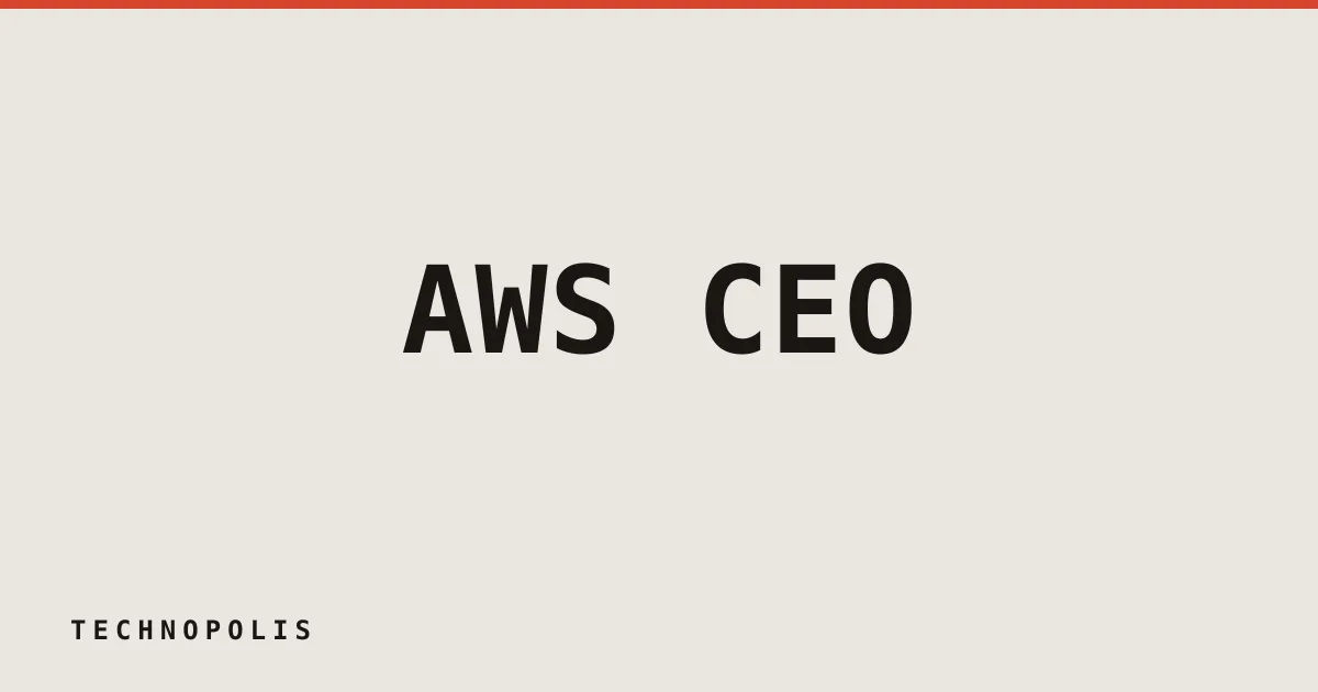 AWS CEO defends dual investments in Anthropic and OpenAI