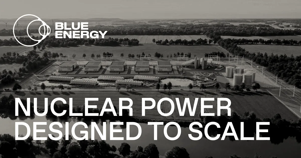 Blue Energy raises $380M to build nuclear reactors in shipyards