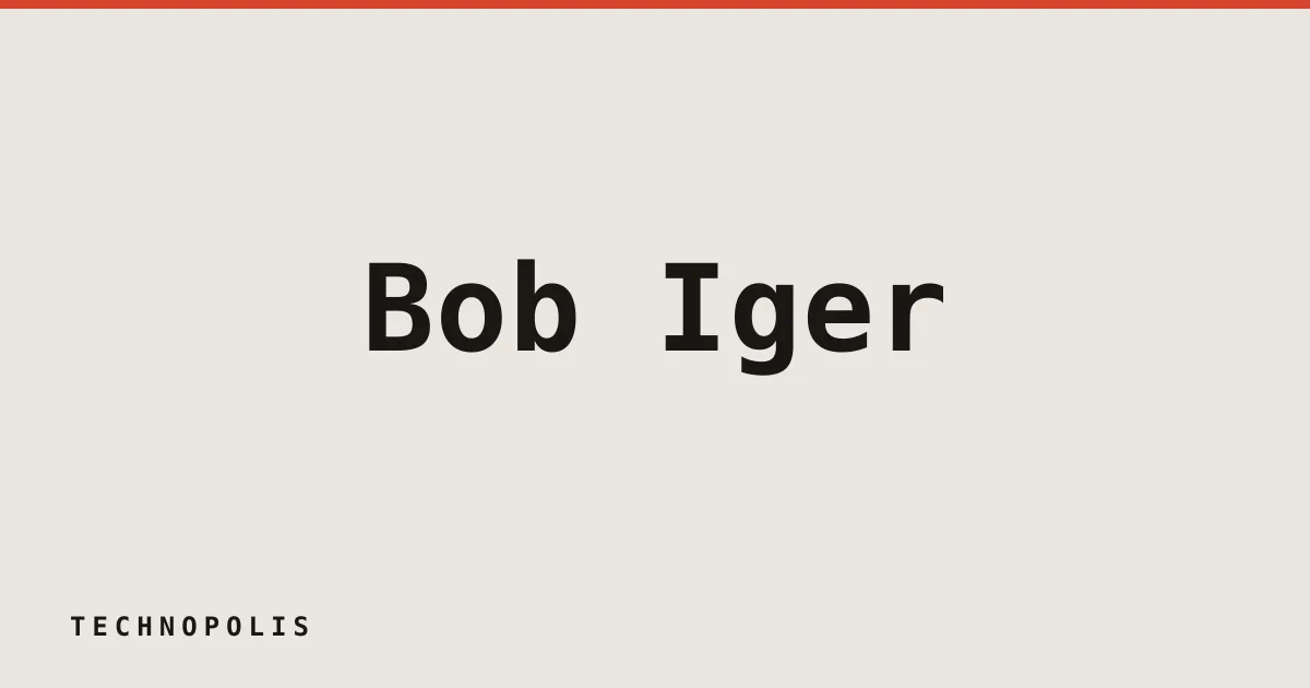 Bob Iger rejoins Thrive Capital as an advisor