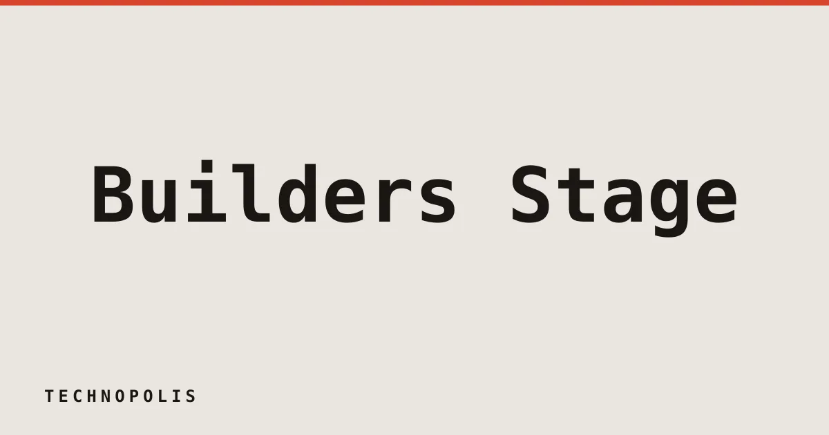 Builders Stage returns to TechCrunch Disrupt 2026