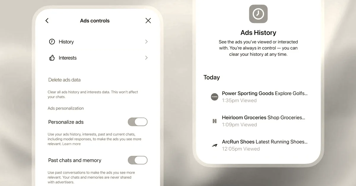 OpenAI begins testing ads for free and Go tier users