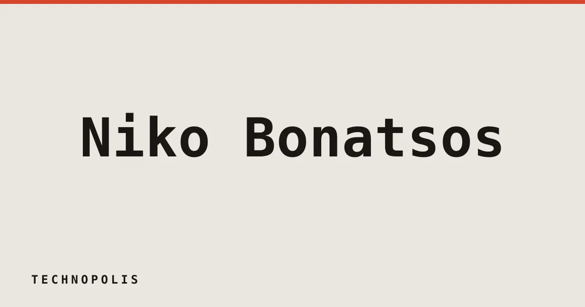 Niko Bonatsos departs General Catalyst for new VC firm
