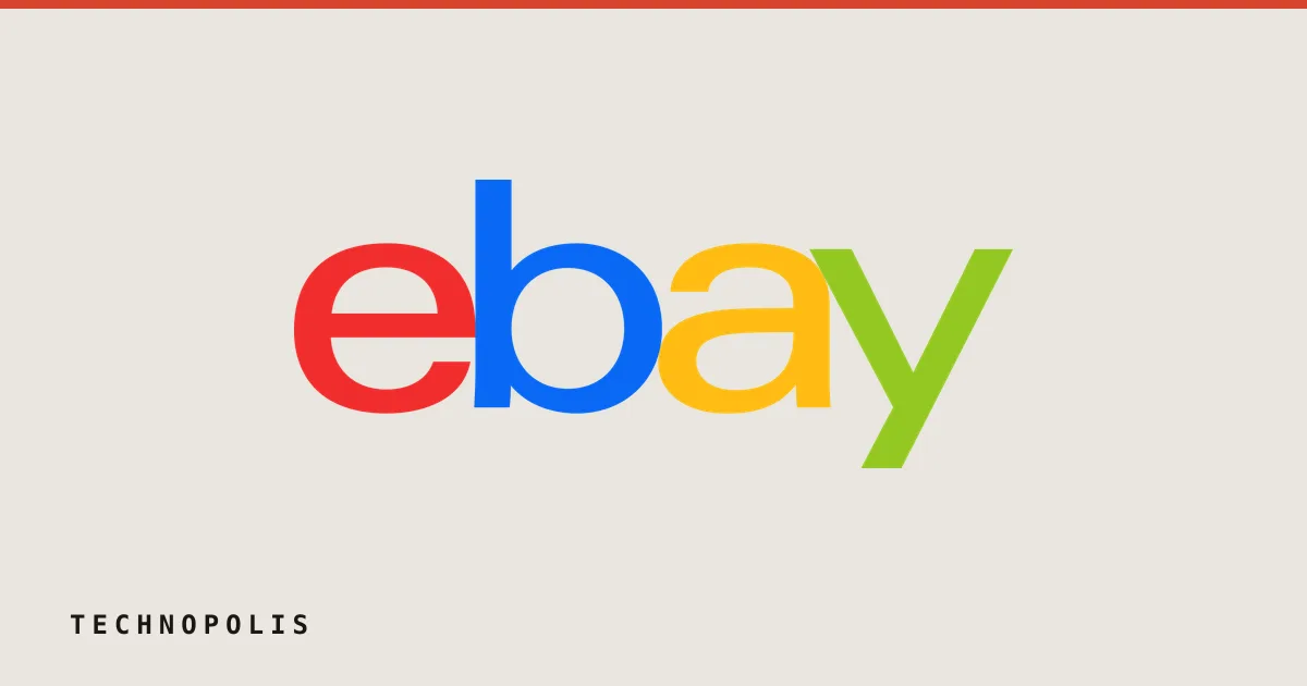 The colorful eBay logo featuring the letters e, b, a, and y on a black background.
