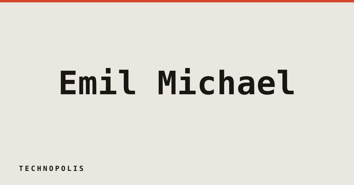 Emil Michael on the DoD's legal battle with Anthropic