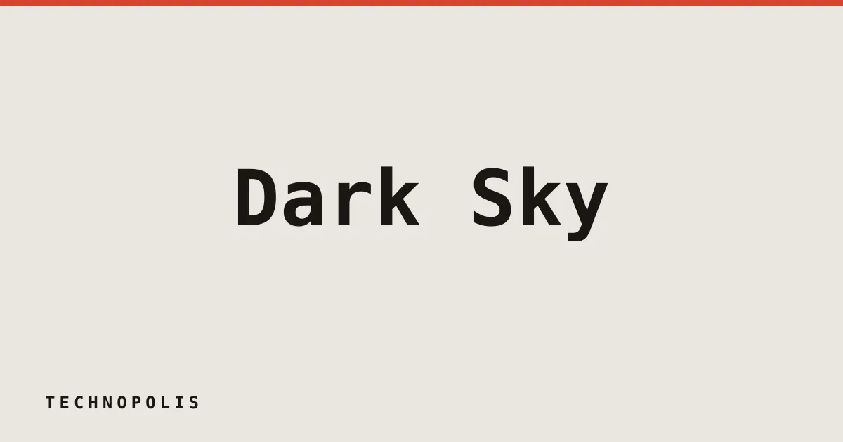 Dark Sky creators launch new weather app Acme Weather