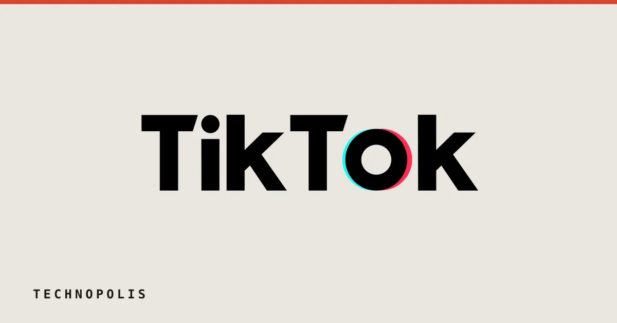 TikTok wordmark logo on a clean white background representing the popular social media platform.
