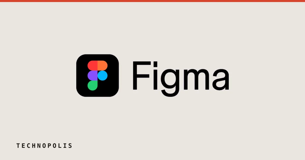 Figma logo icon and wordmark displayed on a light purple background