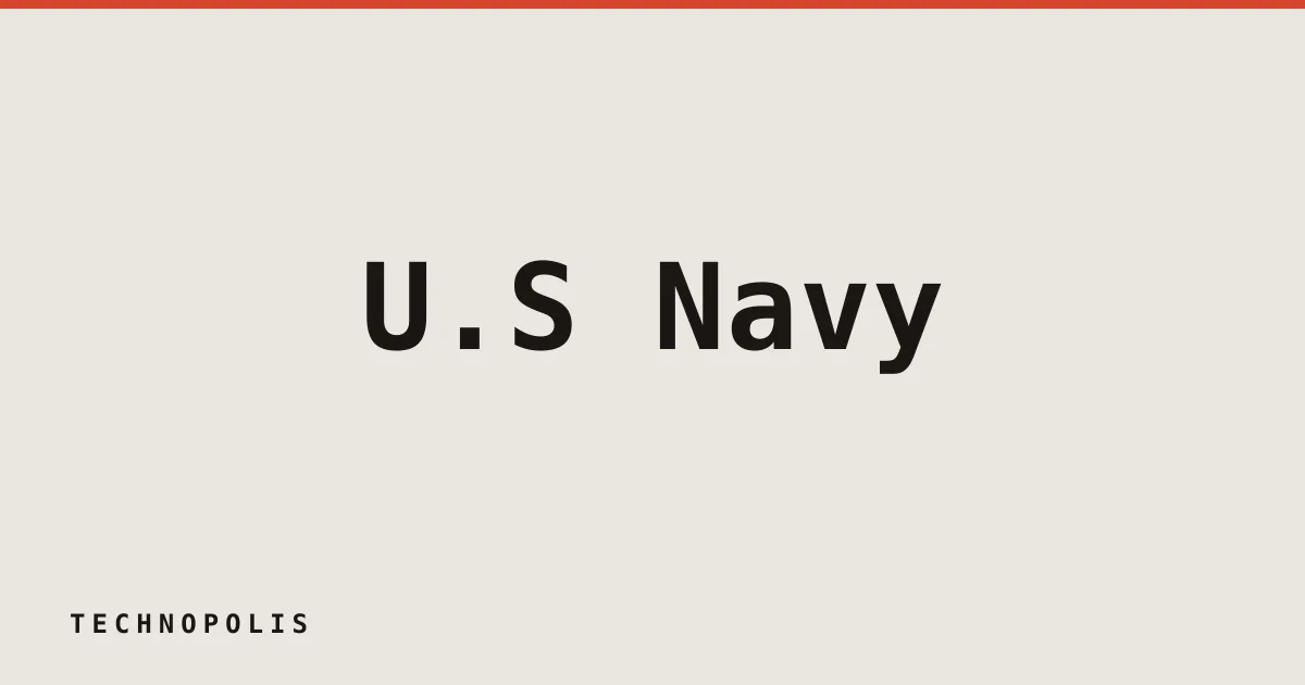U.S. Navy signs $71M robotics deal to boost fleet readiness