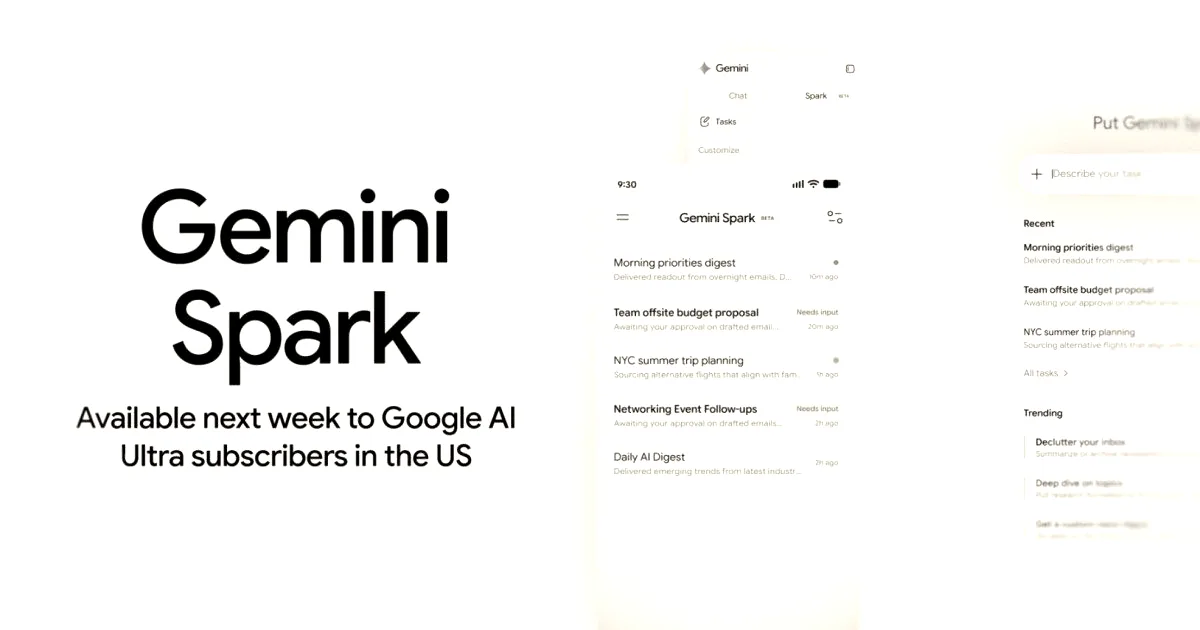 Gemini Spark brings agentic AI to Google Workspace users