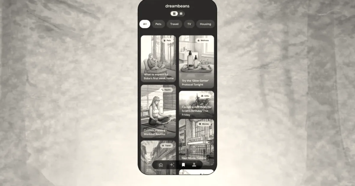 Google Labs launches Dreambeans for daily AI-curated suggestions