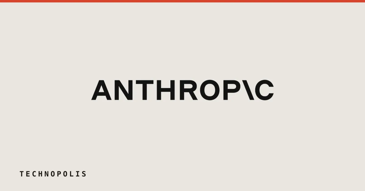 The word Anthropic in a black sans-serif font centered on a light beige background.