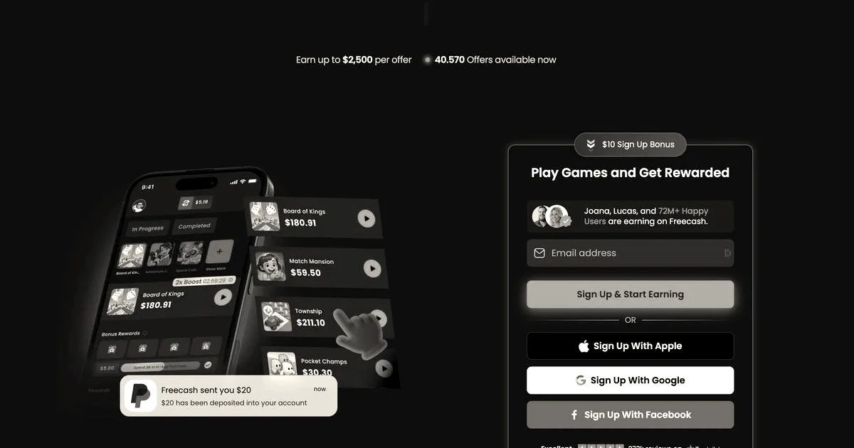 Freecash removed from app stores following deceptive marketing claims
