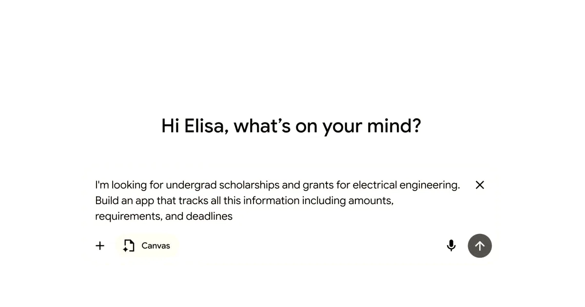 Google brings Canvas AI tool to all US users in AI Mode