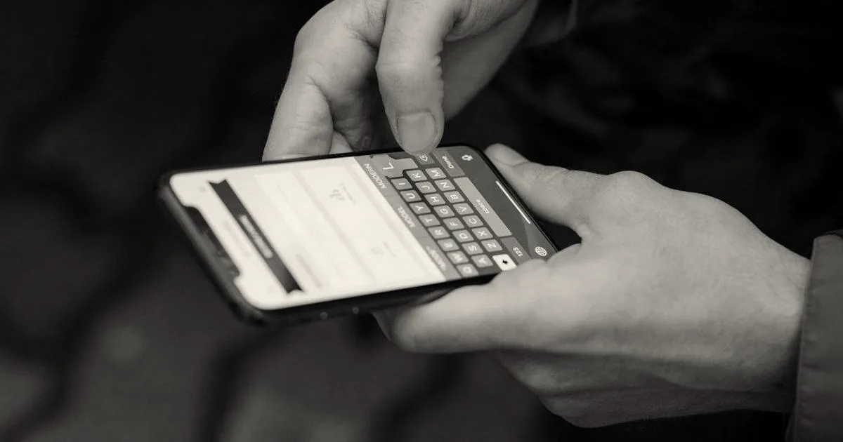 selective focus photography of person using smartphone