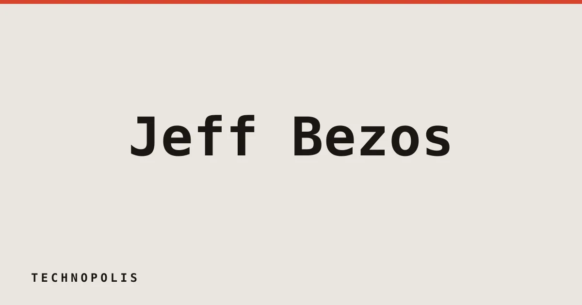 Jeff Bezos argues for tax relief for lower-income Americans