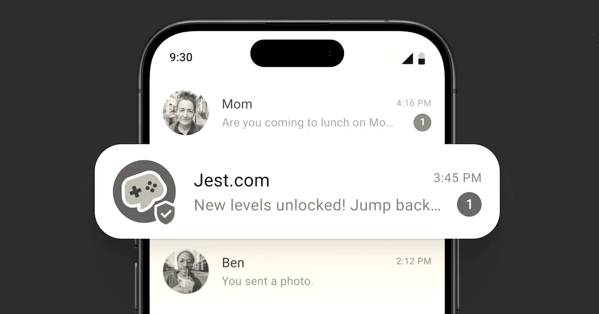 Messaging game startup Jest challenges app store model