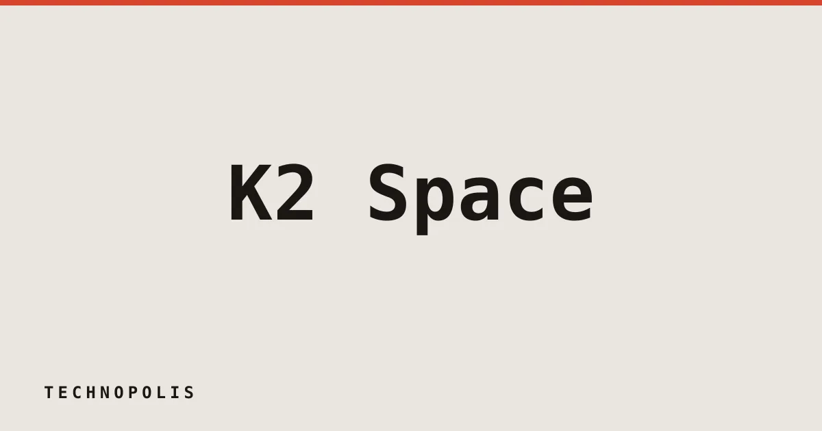 K2 Space prepares to launch its high-powered Gravitas satellite