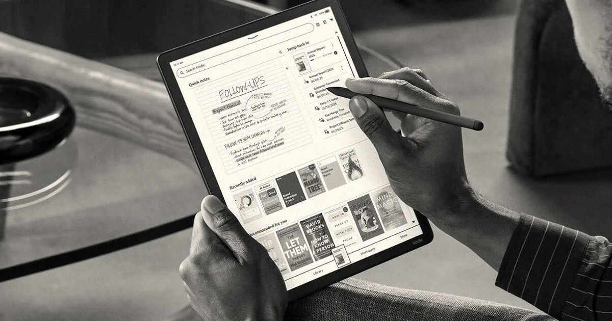 Amazon brings color and AI to its premium Kindle Scribe tablet