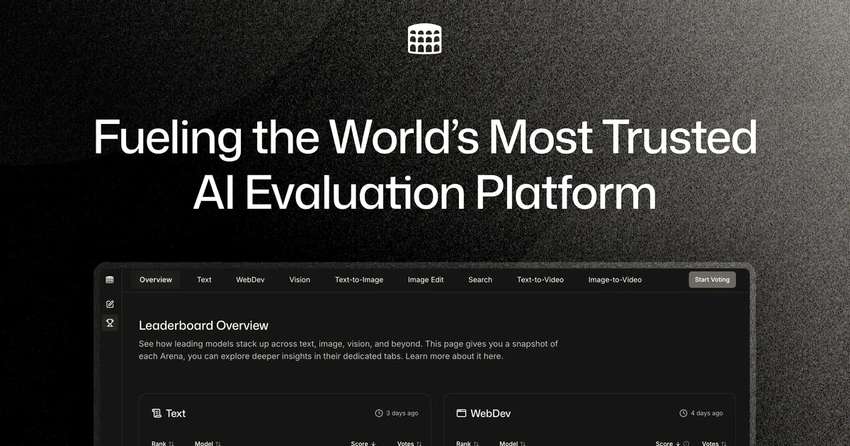 LMArena raises $150M Series A at $1.7B valuation