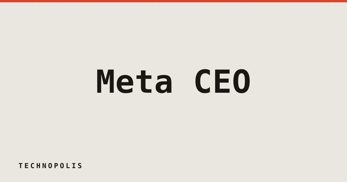 Meta CEO says AI agent progress is slower than expected