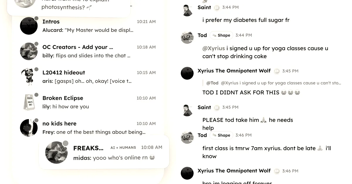 Shapes raises $8M to bring AI characters into group chats