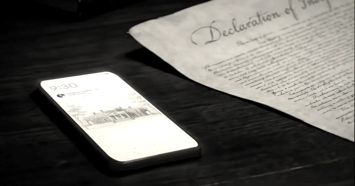 New Google ad imagines founding fathers using AI