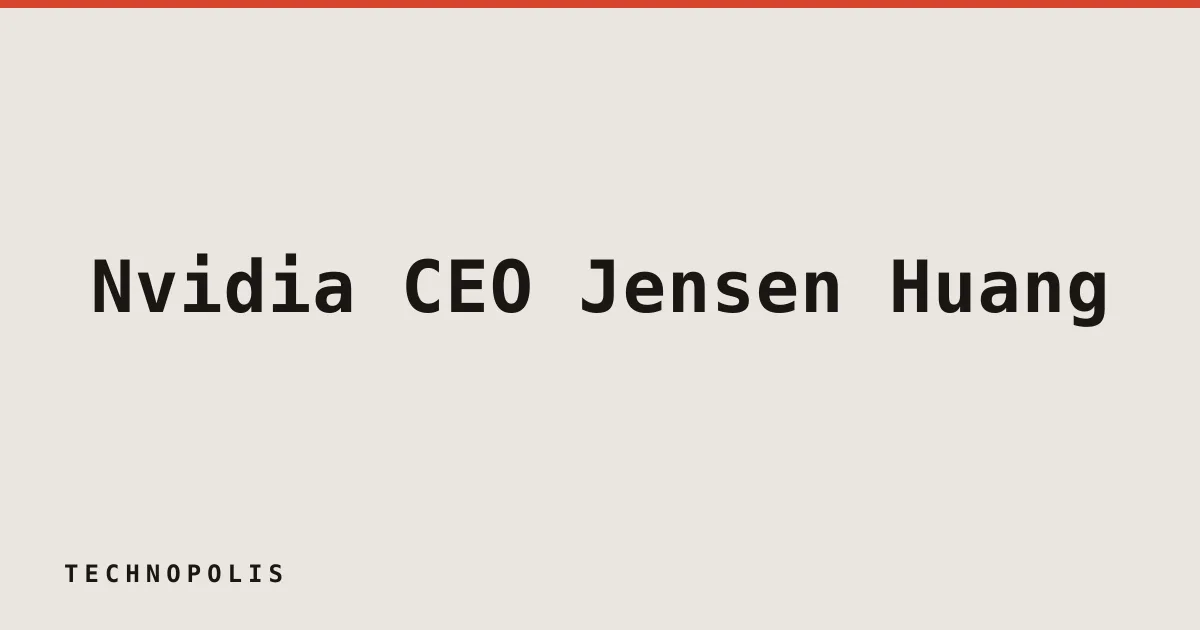 Nvidia CEO Jensen Huang denies friction with OpenAI