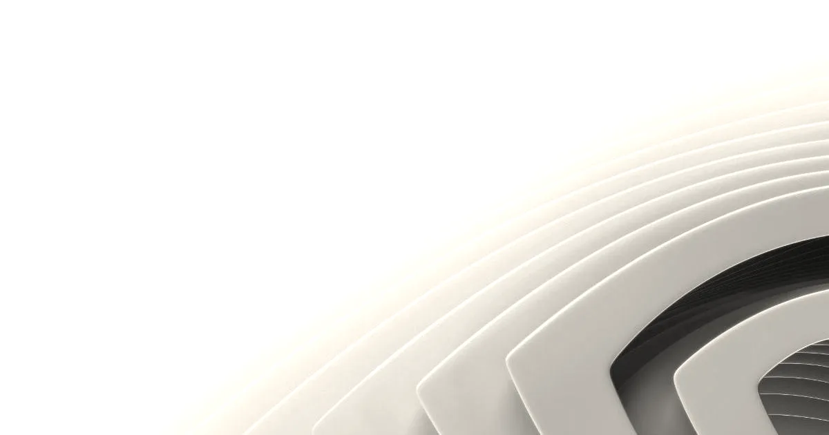 Abstract green curved layers fanning out against a clean white background, representing Nvidia branding.