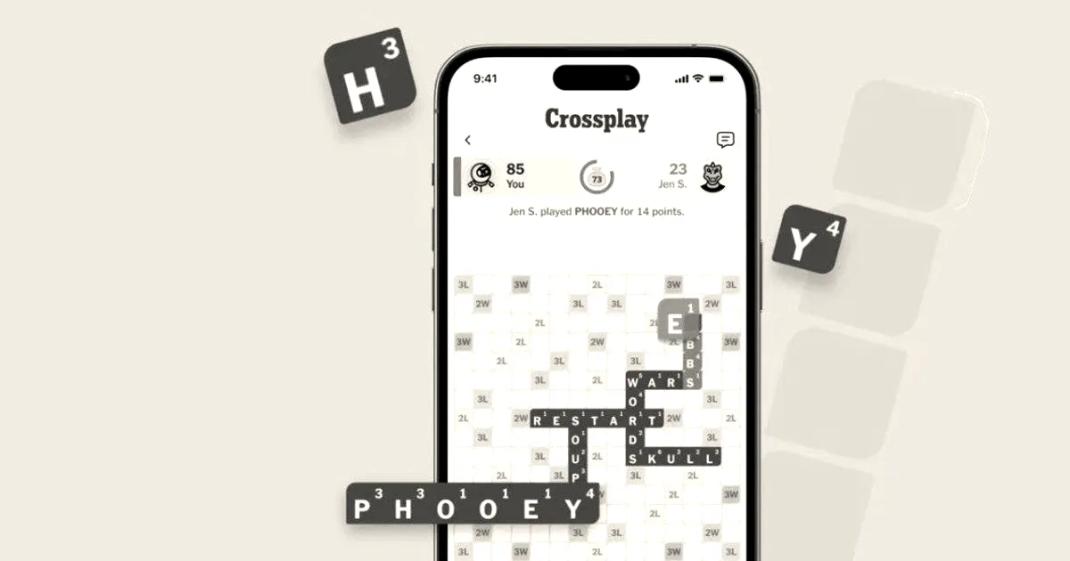 The New York Times Games launches multiplayer word game Crossplay
