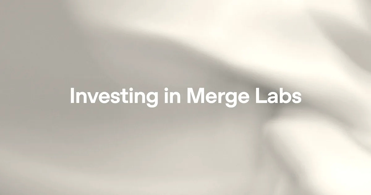 OpenAI invests in Sam Altman’s BCI startup Merge Labs