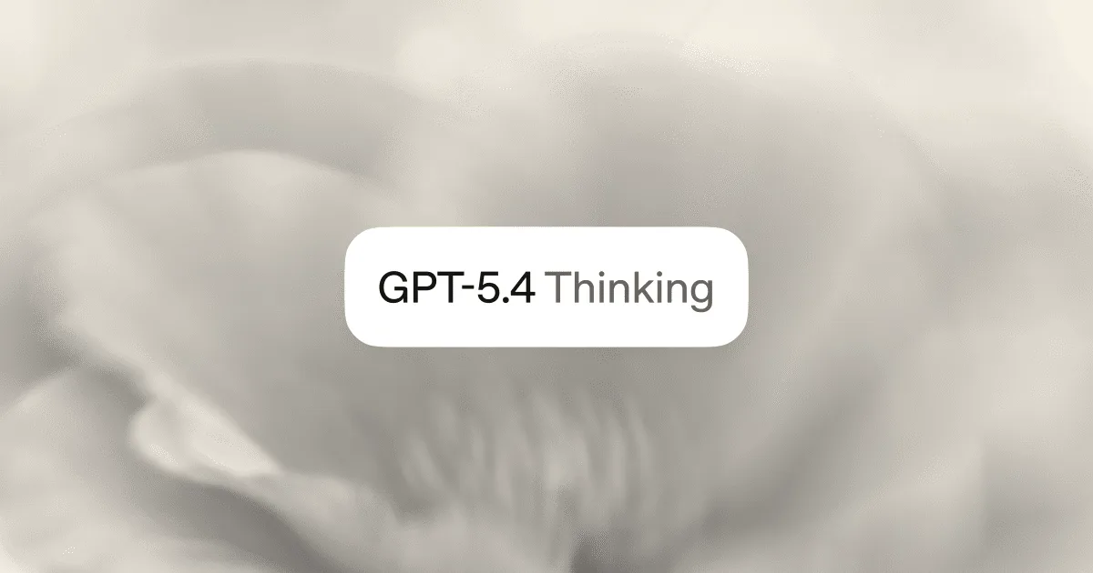 OpenAI launches GPT-5.4 with new reasoning and pro models