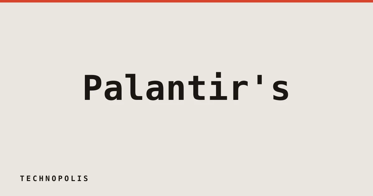 Palantir’s $130 million IRS contract revealed in new report