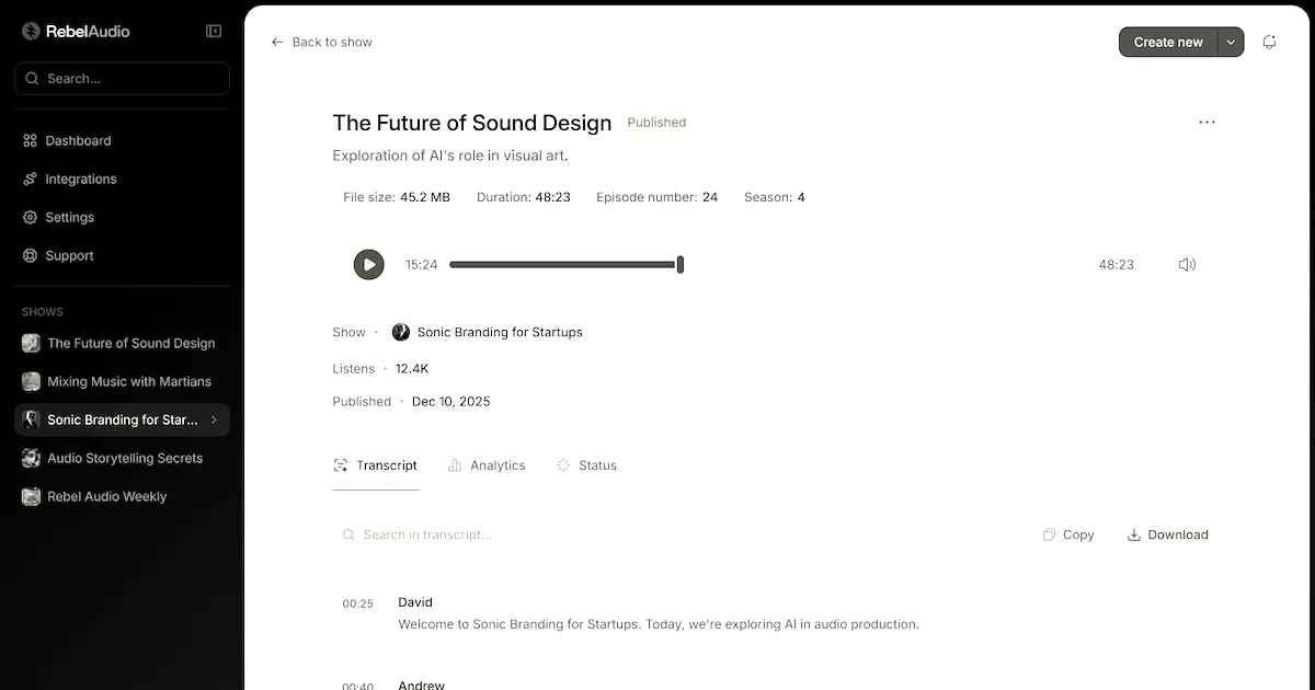 Rebel Audio secures $3.8 million to simplify podcast creation