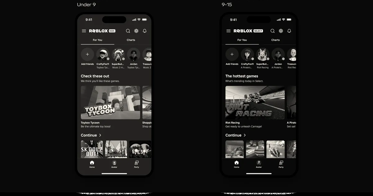 Roblox introduces age-based account tiers for global users