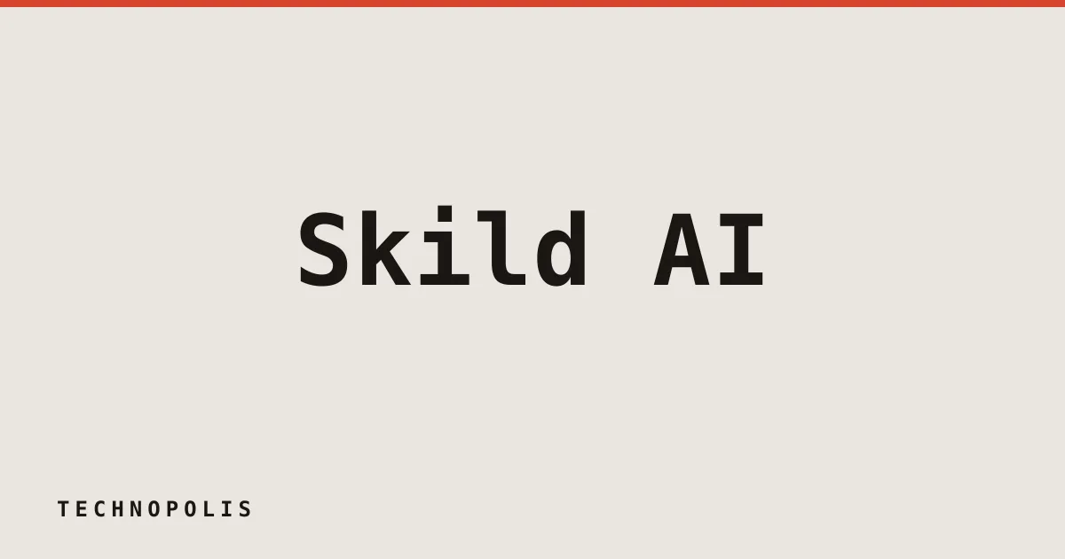 Skild AI raises $1.4 billion at $14 billion valuation