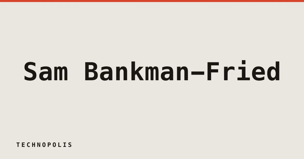 Sam Bankman-Fried files for presidential pardon