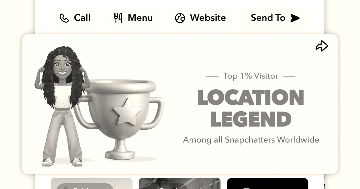 Snapchat adds Place Loyalty badges to Snap Map