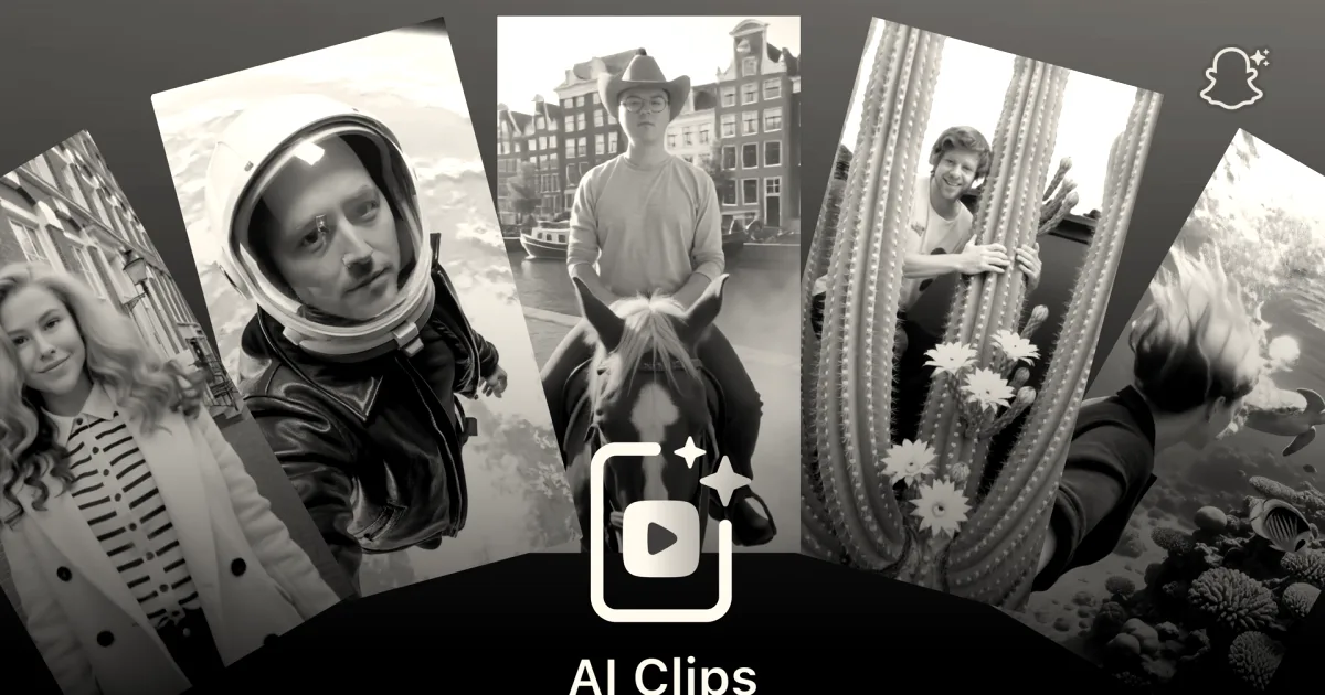 Snapchat launches AI Clips for Lens+ subscribers