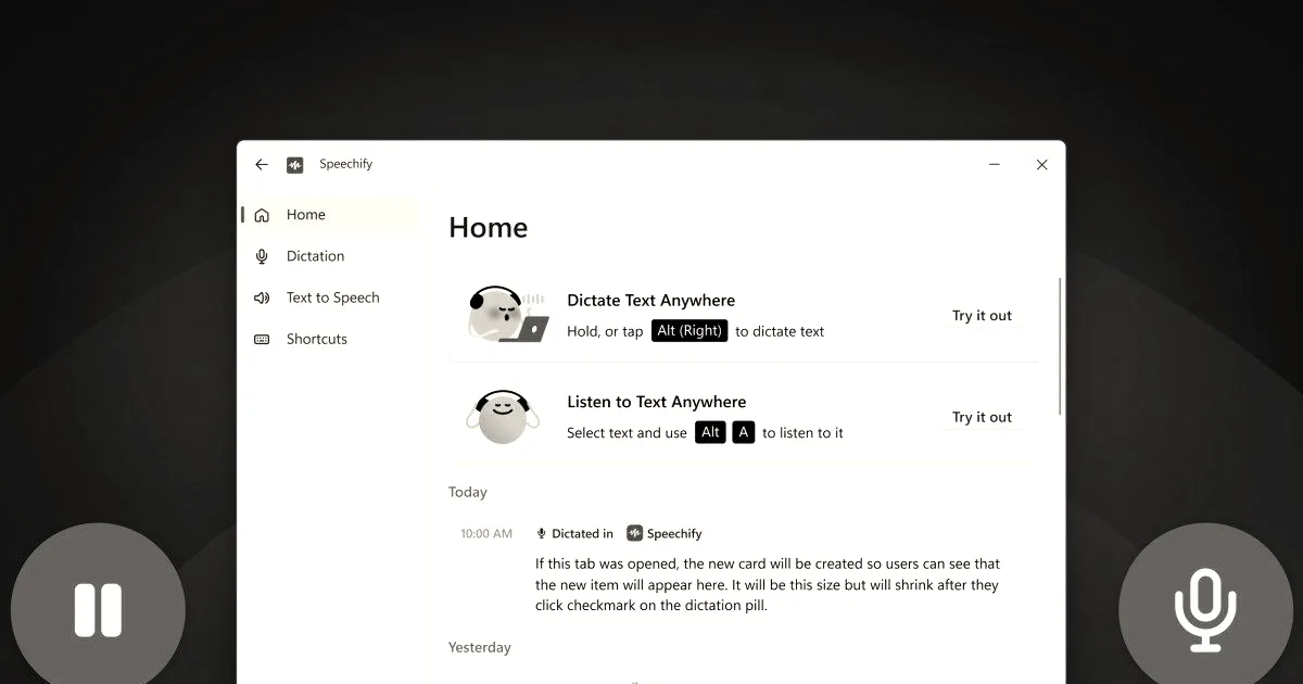 Speechify launches native Windows app for local voice processing